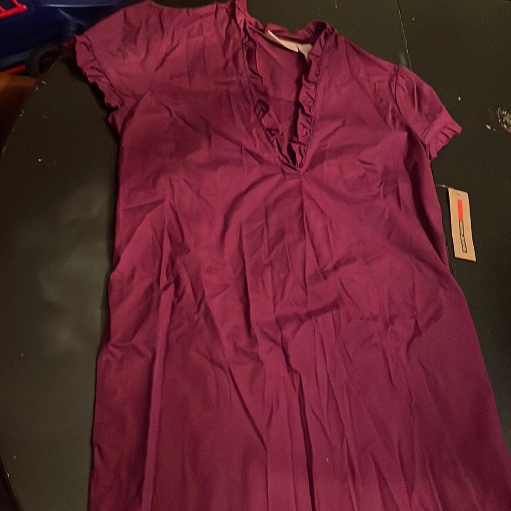 DKNY Purple Shirt Dress